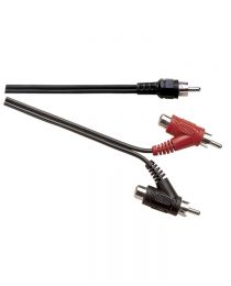 Electrovision A118E Phono Plug to 2x Stackable Phono Plugs