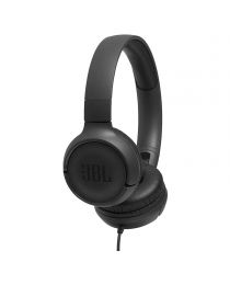 JBL Tune 500 Wired On Ear Headphones with Microphone Black