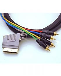 RGB 4 Phono plugs to Scart plug