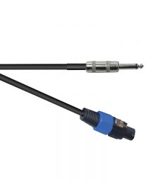 Soundlab G038ZM 6.35mm Mono Jack plug to Speakon plug