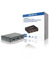 ValueLine VLVSW3404 Manual 4 port HDMI switch front