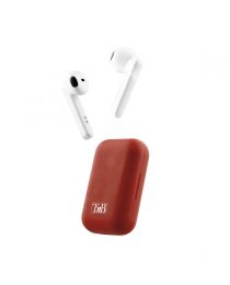 red shiny tws earphones 2 1