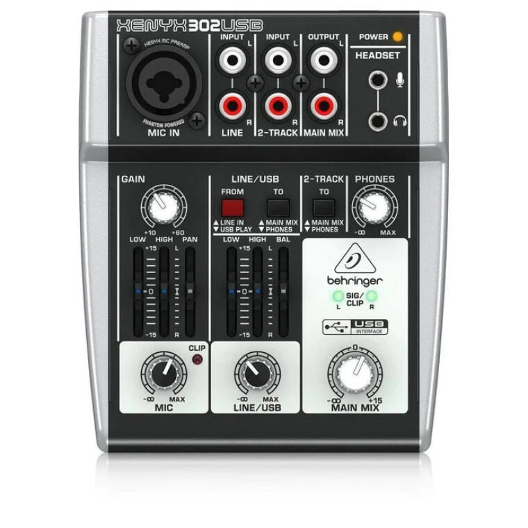 behringer xenyx 302usb analog mixer musicmajlis 1