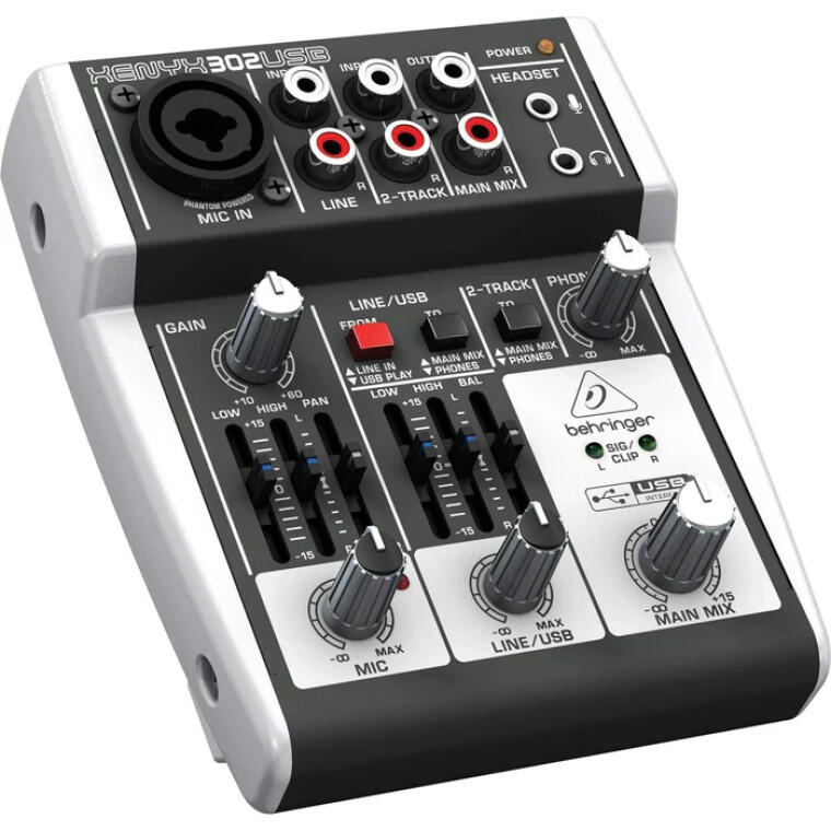 behringer xenyx 302usb analog mixer musicmajlis 3