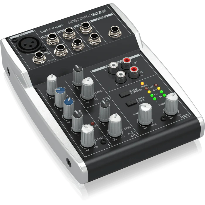 behringer xenyx 502s premium analog 5 input mixer with usb streaming interface musicmajlis 2