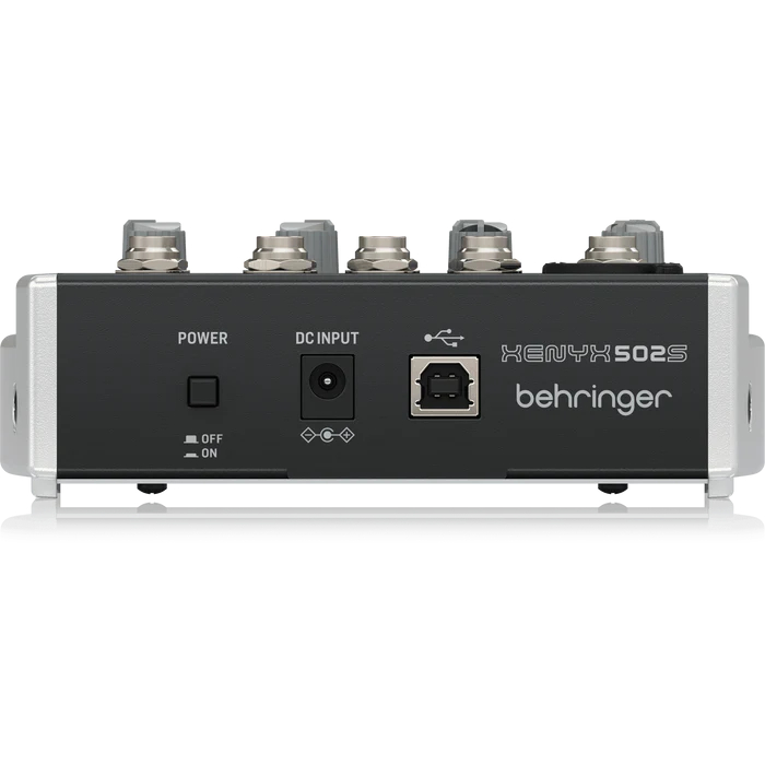 behringer xenyx 502s premium analog 5 input mixer with usb streaming interface musicmajlis 4