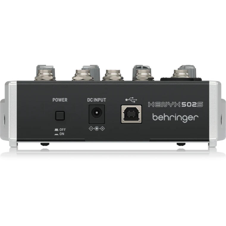 behringer xenyx 502s premium analog 5 input mixer with usb streaming interface musicmajlis 4