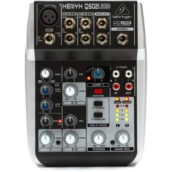 behringer xenyx q502usb analog mixer musicmajlis 1