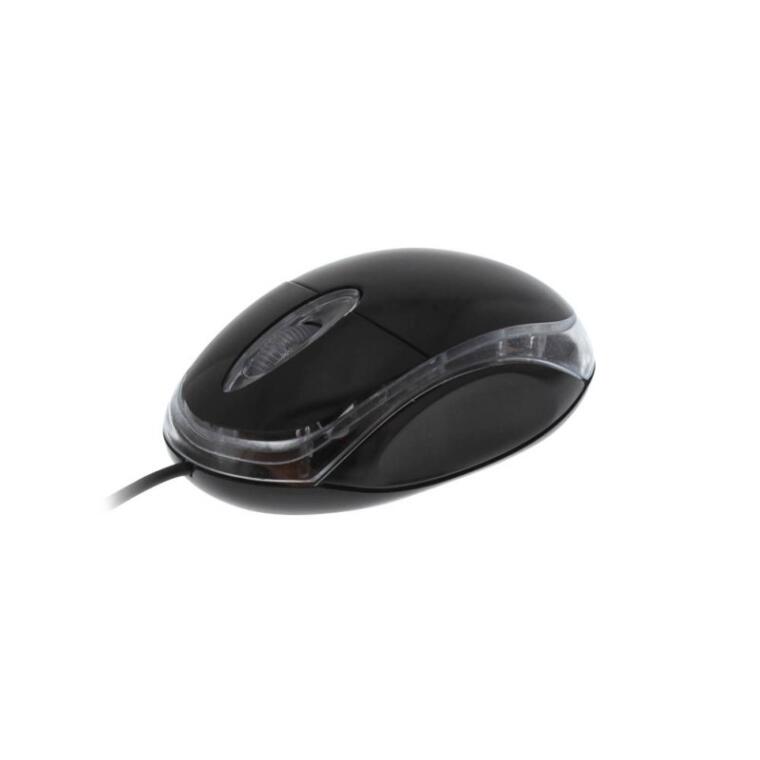 black optical mouse clicky