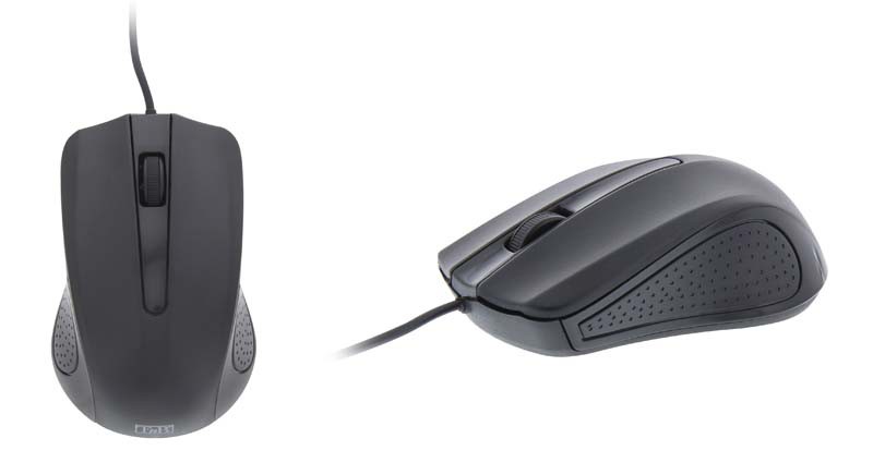 black optical mouse shark