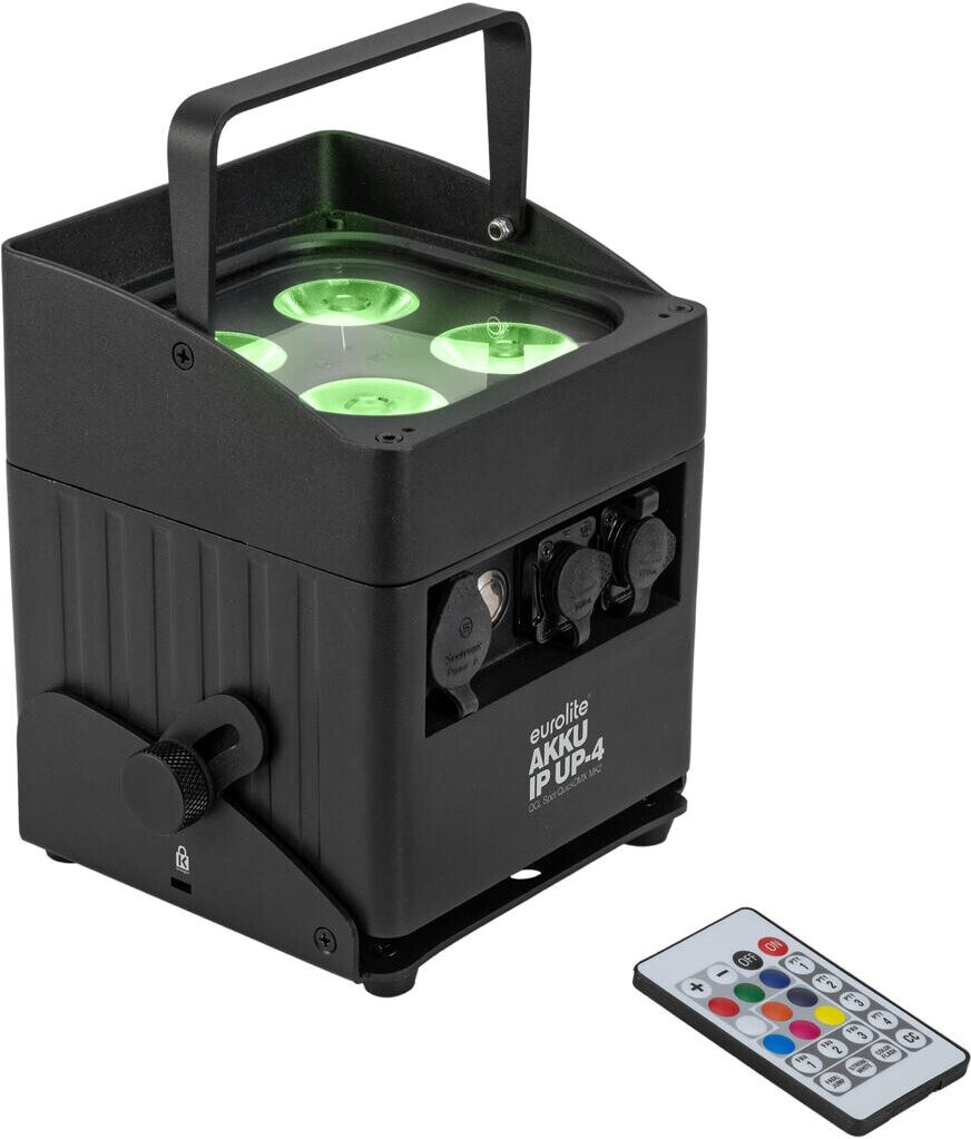 eurolite akku ip up 4 qcl outdoor spot rgbw quickdmx 41700548