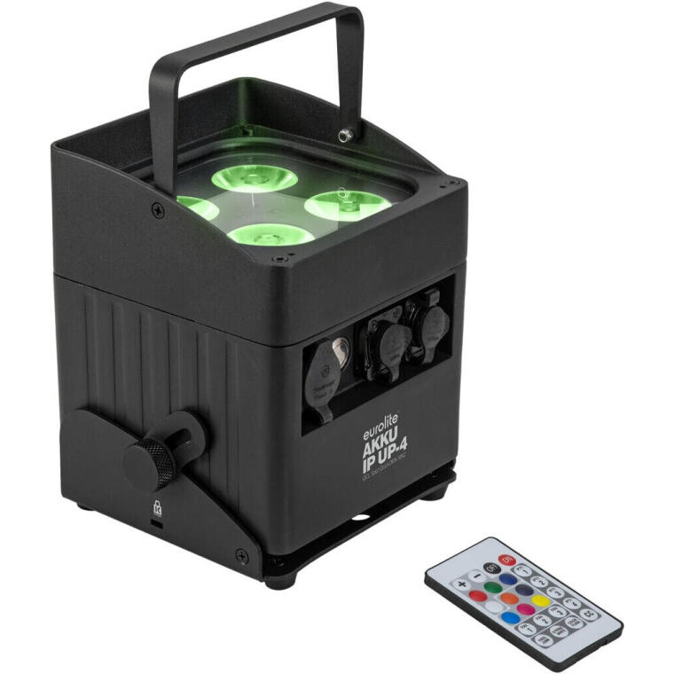 eurolite akku ip up 4 qcl outdoor spot rgbw quickdmx 41700548