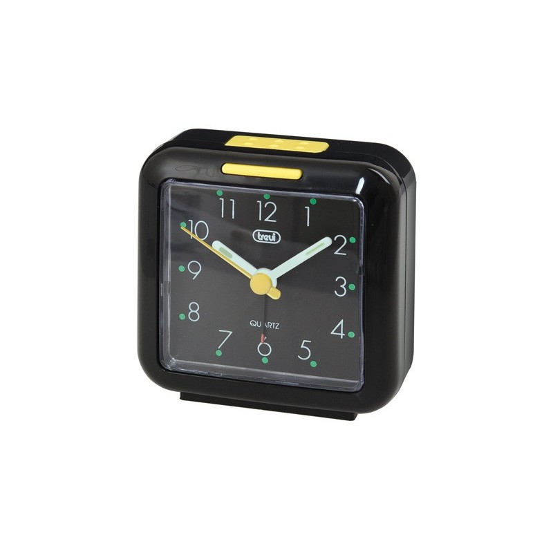 trevi sl 3048 quartz alarm clock black blue grey red white
