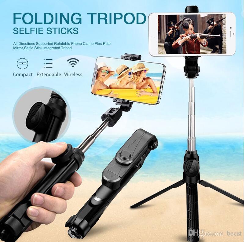 xt10 xt09 selfie stick bluetooth mini tripod
